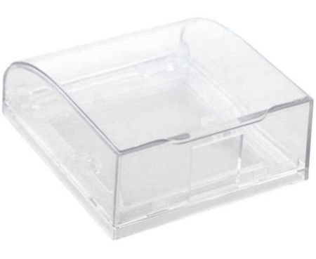 Weather Proof Double Gang Socket Cover, In Use Indoor or Outdoor Outlet Cover, Clear Electrical Power Outlet Cover for Single
